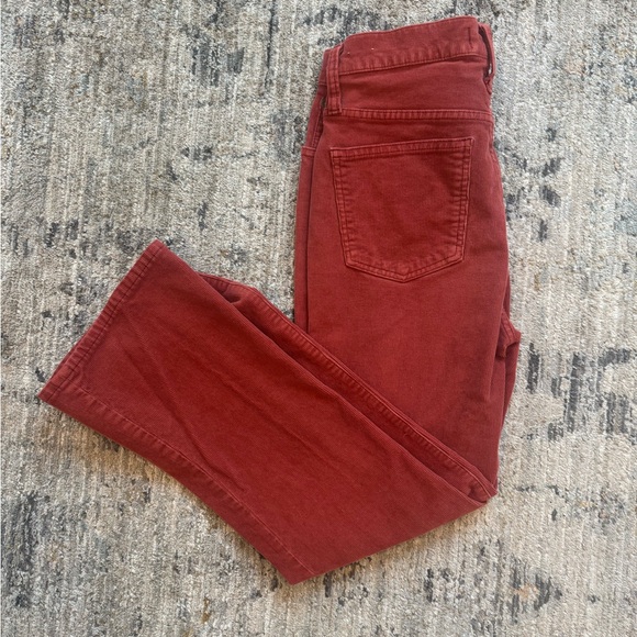 Madewell Women's Flare Corduroys in Rust - Picture 4 of 5
